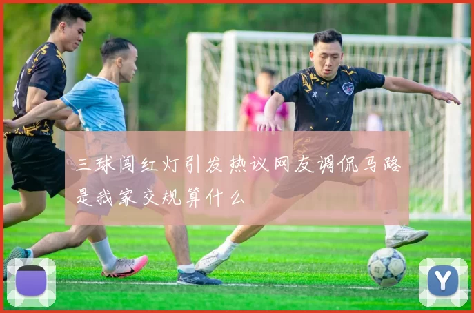 三球闯红灯引发热议网友调侃马路是我家交规算什么